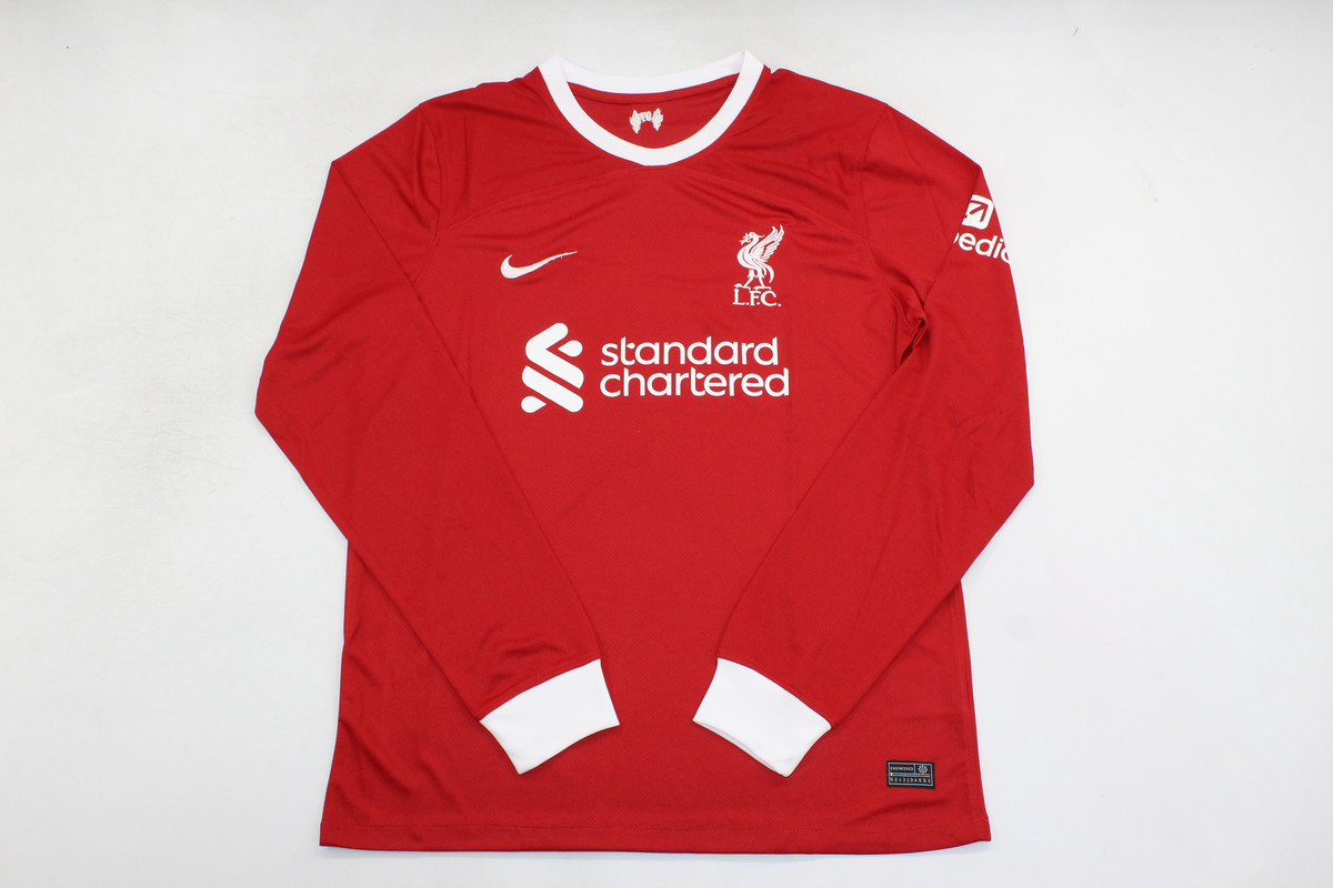 AAA Quality Liverpool 23/24 Home Long Soccer Jersey
